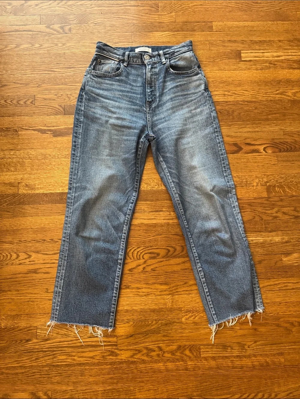 Moussy Evelyn Cropped Straight Hi Jean